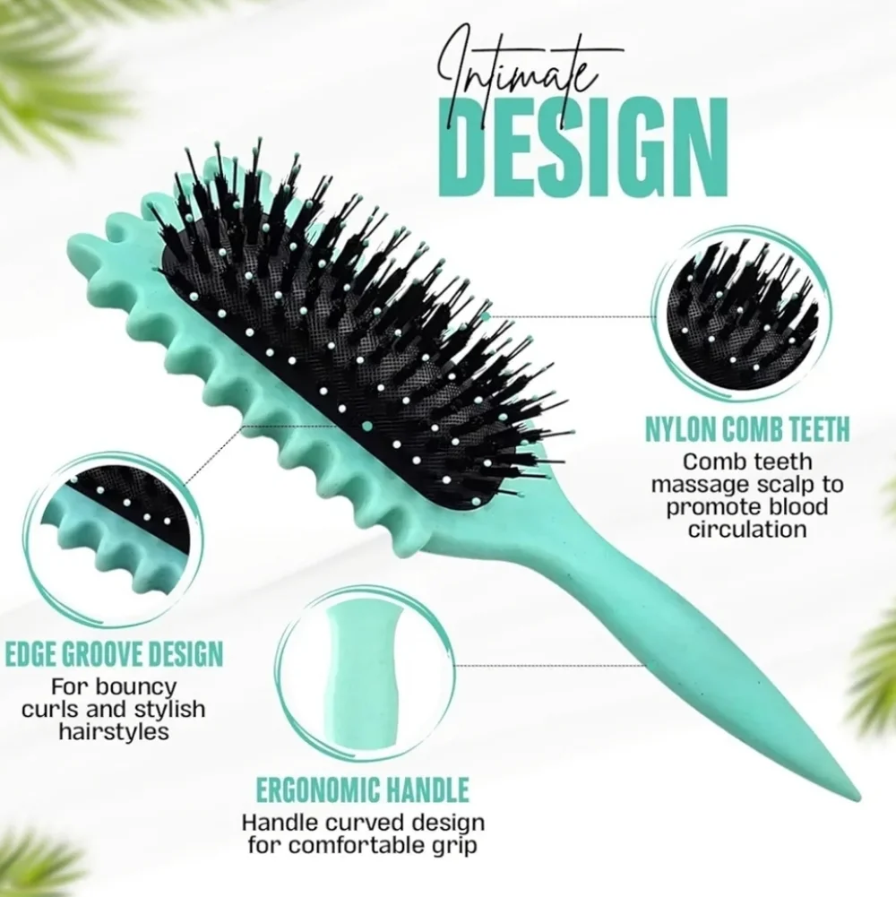 Curly Hair Styling Brush Tik Tok Viral